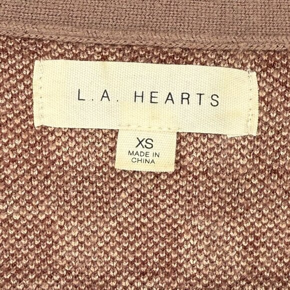 L.A. Hearts Women's Cropped Cardigan Checkered Y2K V Neck Academia Preppy - Picture 3 of 6